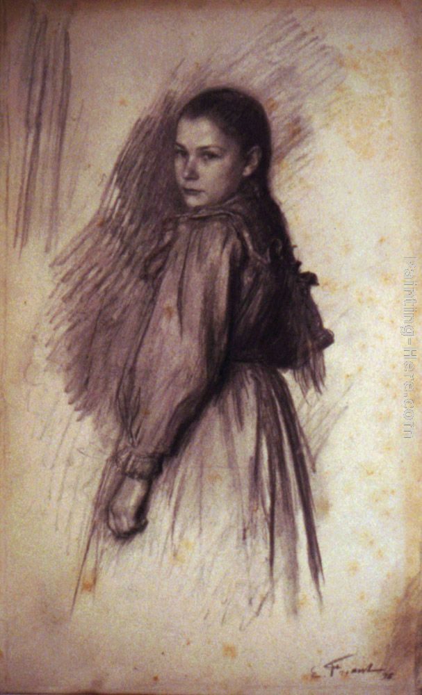 Emile Friant Young Girl